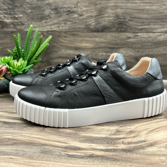 NIB Romika Montreal S 04 Black Leather Platform Low Top Sneaker 39 8-8.5 - Picture 4 of 12